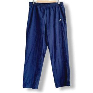 ADIDAS Retro Windbreaker Jogger Pants Blue Sz M